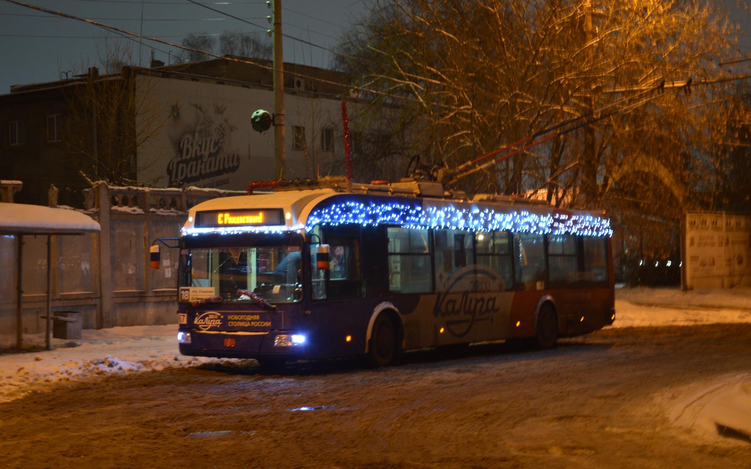 В калужском автобусе выделили места для поцелуев